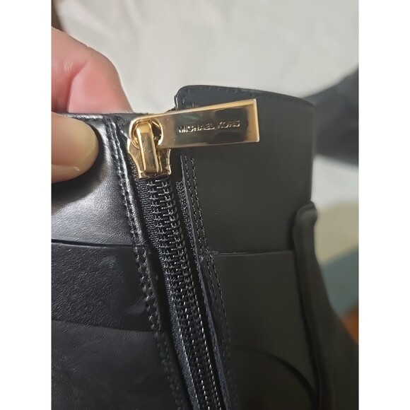 Michael Kors Black Ankle Boots Carmen Size 8 1/2 - Picture 5 of 6